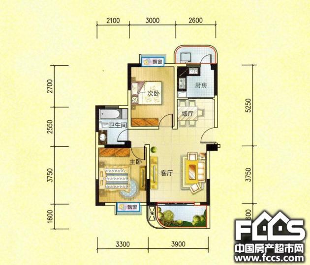 德阳房产超市网 德阳小区 旌阳区小区 明康华庭阳光户型编号 明康华