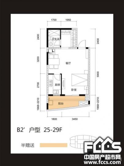 德阳小区 旌阳区小区 中融大名城  户型编号: 中融大名城户型图 楼型