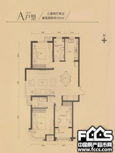 住宅 户 型: 5室2厅4卫 面 积: 约260m² 户型简介: 拉德芳斯本