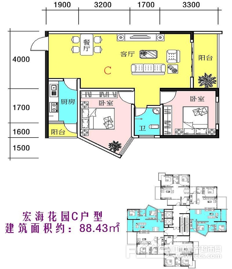 北海宏海花园户型图库,宏海花园,小区频道 北海房产超市网