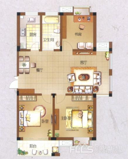 金坛房产超市网 金坛小区 城南小区 城南花园 户型编号 m3户型 楼型