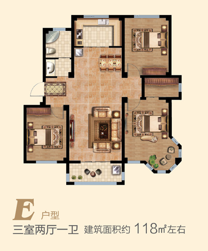 日照兴业·大连花园户型图库,兴业·大连花园,小区