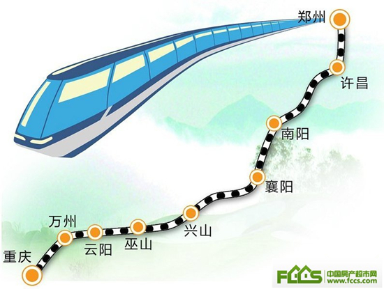 宜昌拟再建四条对外铁路 郑渝高铁将经过兴山