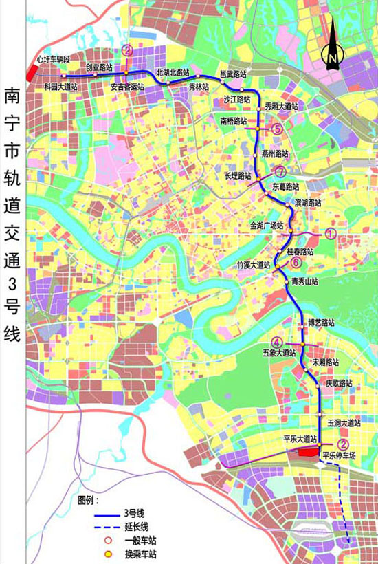 12月28日南宁地铁3号线庆歌路试验站开工 推