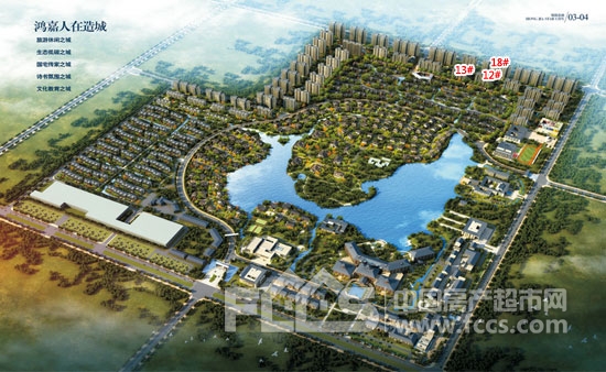 鸿嘉星城鸟瞰图 房产超市网资料库