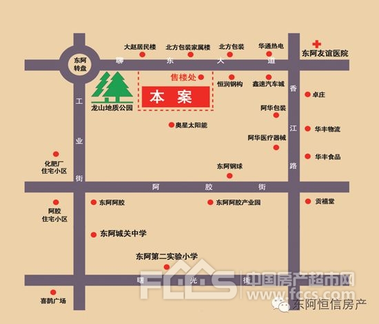山东东阿县地图
