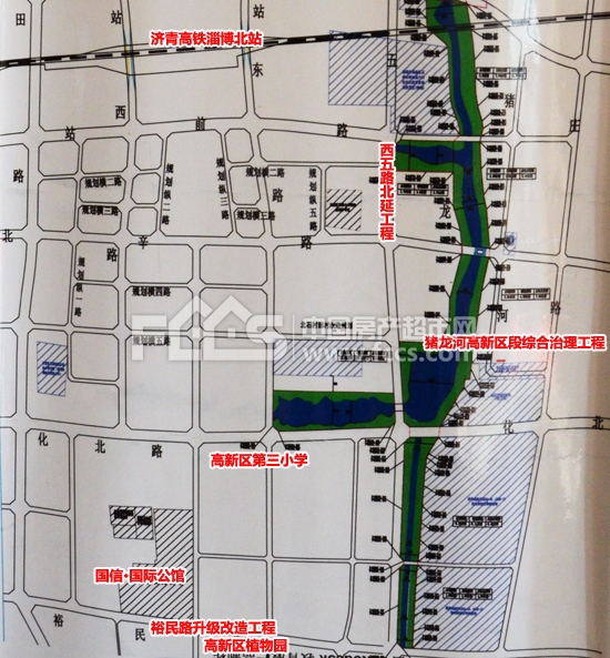 高铁新城建设提速!淄博高新区多个重点工程同时在建