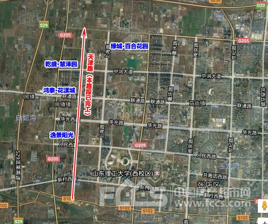 淄博新区交通大动脉实探:鲁泰大道以北路段动工在即