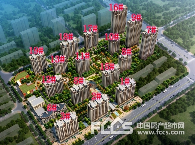 孟达·中央帝景鸟瞰图