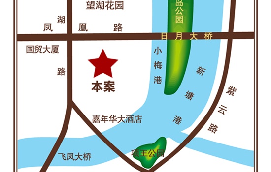 望湖·长岛府楼盘位置图1