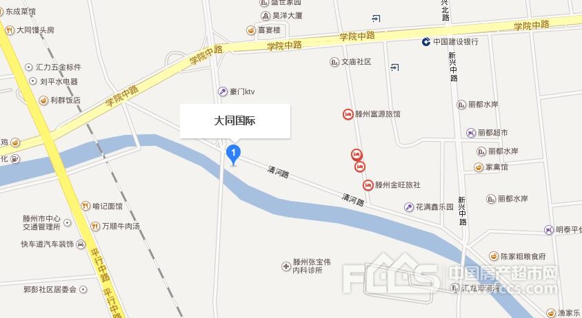 大同印象楼盘位置图1