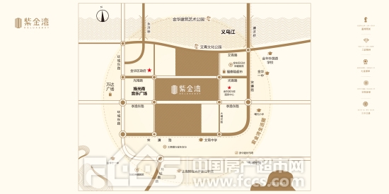 紫金台楼盘位置图1