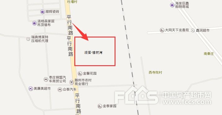 润恒·橡树湾楼盘位置图1