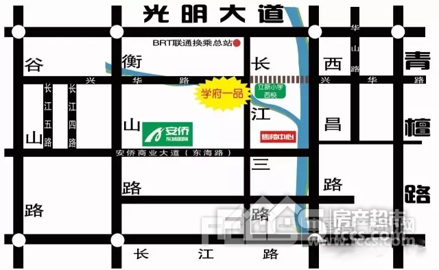 安侨·学府壹品楼盘位置图1
