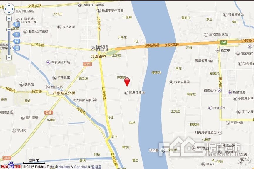 明发江湾城楼盘位置图1