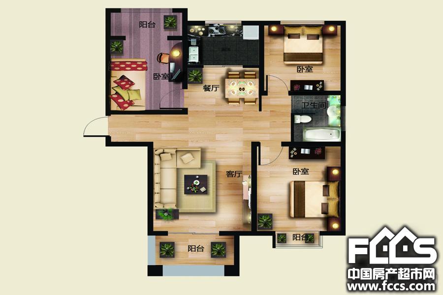 金域水岸楼盘户型图2