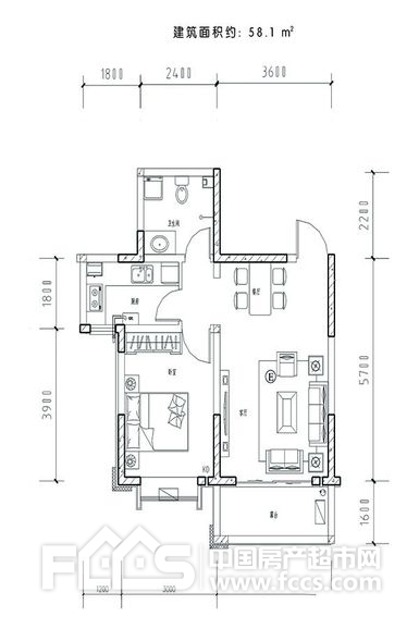 芳清苑楼盘户型图1