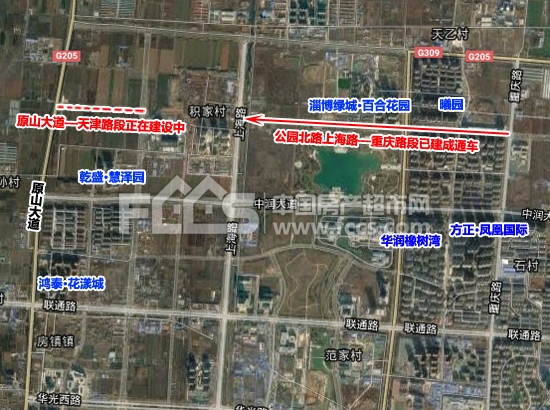 淄博新區再添一添東西向道路 這些樓盤將迎新利好!