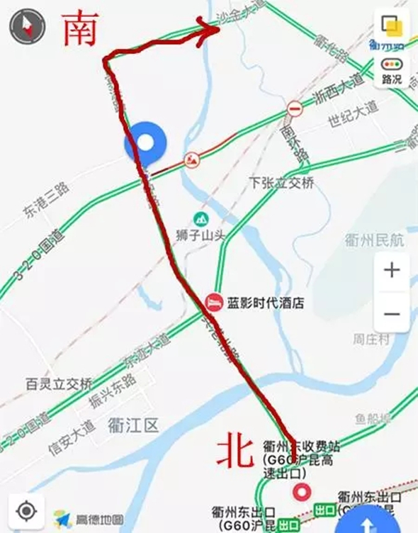 衢州315省道全程线路图图片